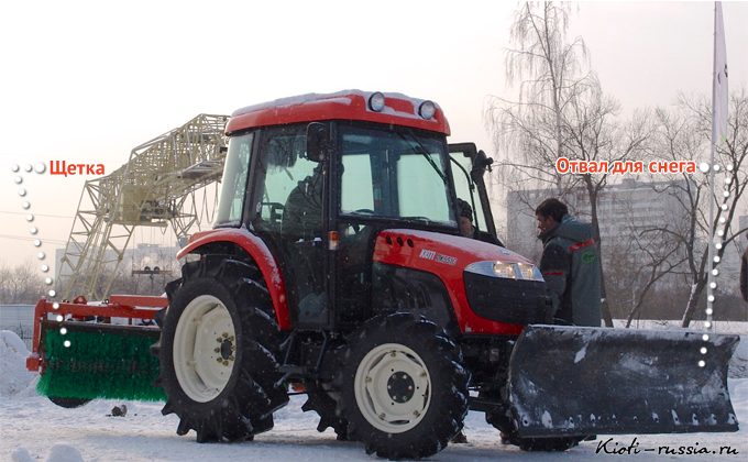 Снегоуборочные тракторы
